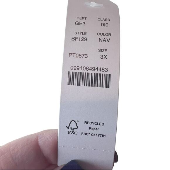 J. Crew Square‎ Neck Wide Strap Bikini Top In Magnolia Floral Navy Size 3X NWT - Picture 8 of 8